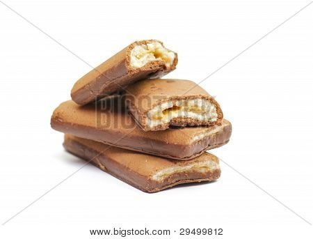 Shortcake della glassa di cioccolato