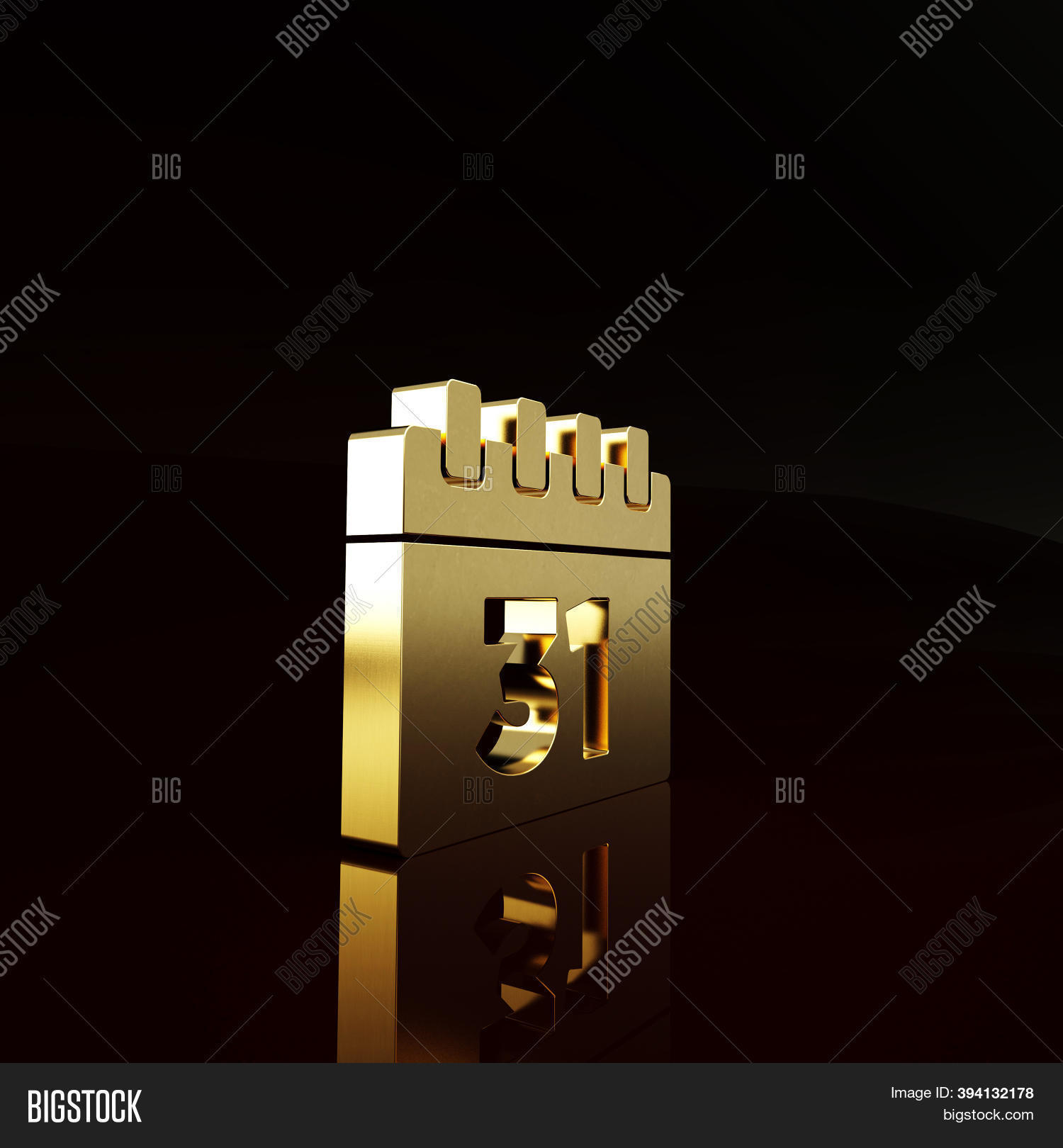 Gold Calendar Image & Photo (Free Trial) | Bigstock