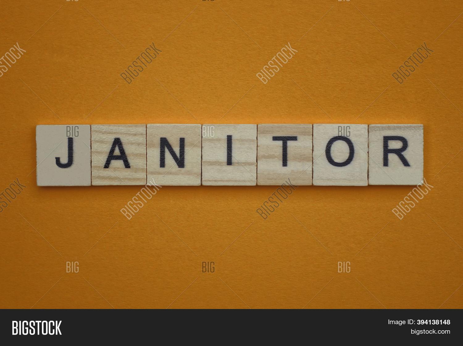 Gray Word Janitor Made Image & Photo (Free Trial) Bigstock
