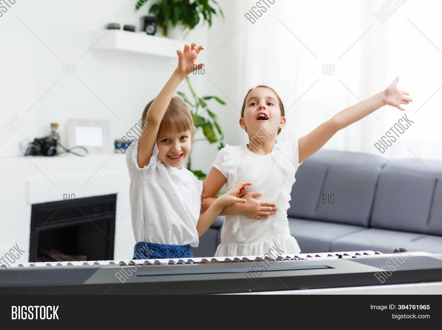 Home Piano Lesson. Two Image & Photo (Free Trial) Bigstock
