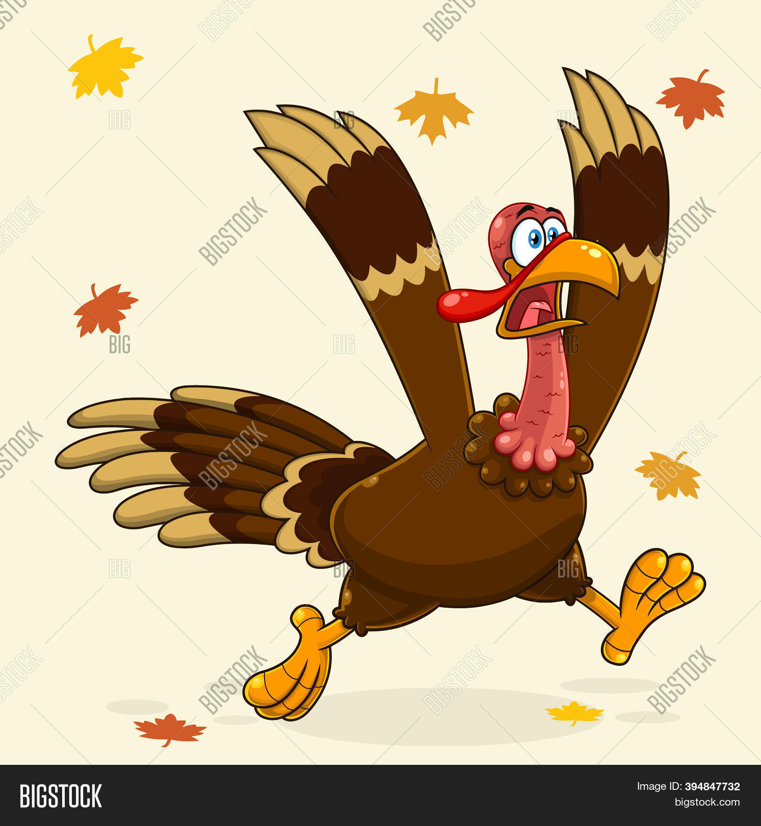 Crazy Turkey Cartoon Image & Photo (Free Trial) | Bigstock