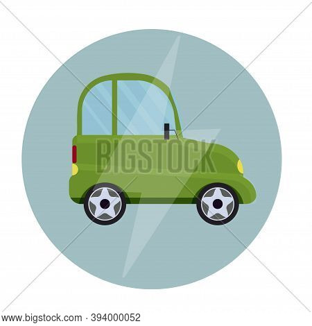 Electric Car And Electrical Charging Station Symbol Icon Stock Vector Illustration Isolated On White
