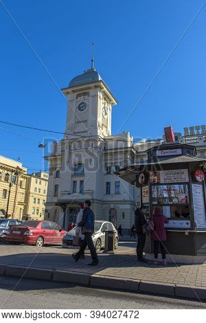 Russia, St. Petersburg 30,03,2019 Vitebsky Railway Station - Passenger Terminal Of St. Petersburg-vi