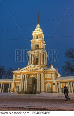 Russia, St. Petersburg 07,01,2019 Holy Cross Church Yamskaya Church - Orthodox Church In Honor Of Th