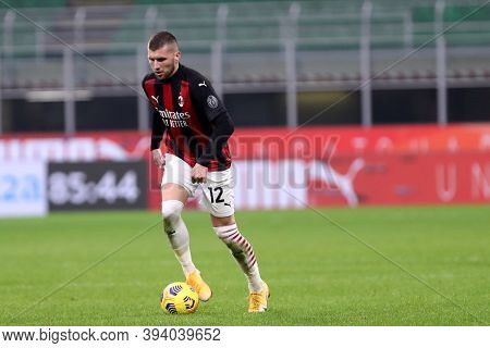 Milano, Italy. 08th November 2020. Ante Rebic  Of Ac Milan   During The  Serie A Match  Between Ac M