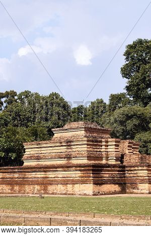 Part Of Muaro Jambi Temple Building In Province Of Jambi, Indonesia