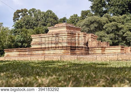 Part Of Muaro Jambi Temple Building In Province Of Jambi, Indonesia