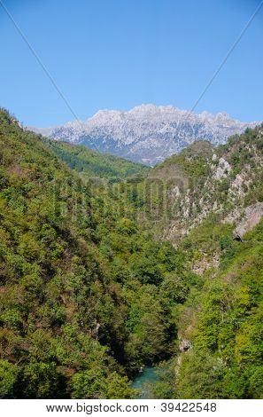 Moraca river canyon, Montenegro