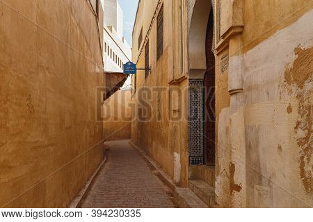 Fez, Morocco - May 31, 2017: View Of The Medina Quarter Of Fez. The Medina Of Fez Is Listed As A Wor