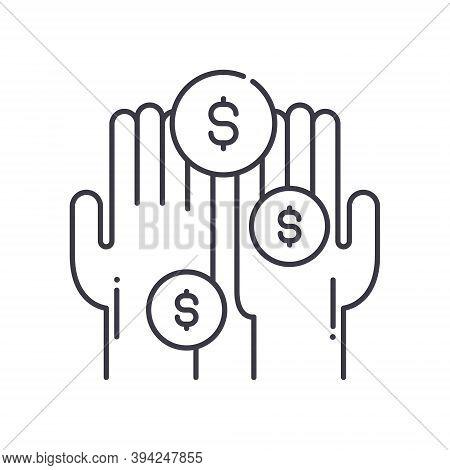 Assets Icon, Linear Isolated Illustration, Thin Line Vector, Web Design Sign, Outline Concept Symbol