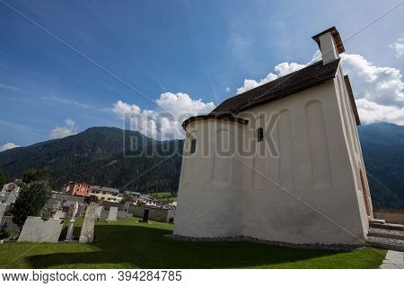 Mustair, Switzerland, September 11, 2020 - The Convent Of St. John In Mustair, Unesco World Cultural