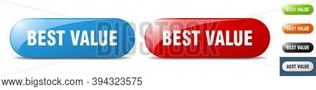 Best Value Button. Key. Sign. Push Button Set