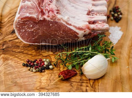 Marinated French Racks Iberico Carree For Barbecue
