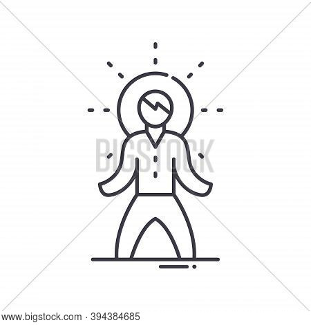 Sense Of Discovery Icon, Linear Isolated Illustration, Thin Line Vector, Web Design Sign, Outline Co