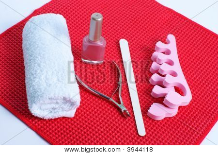 Piedi Pedicure applicando