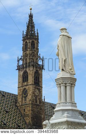 Bolzano, Or Bozen, Trentino Alto Adige, Italy: Exterior Of The Historic Cathedral
