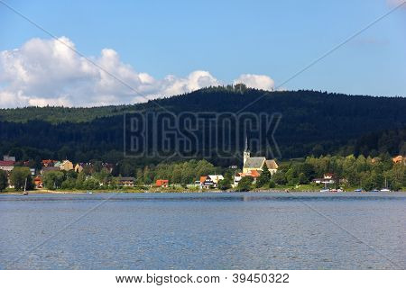  Frymburk - piccola città vicino al lago di Lipno nella Repubblica Ceca.