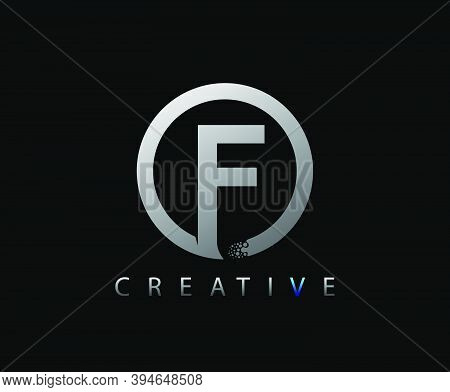 Letter F Digital Network , Technology And Digital Abstract Line Network Circuit Vector Logo. .