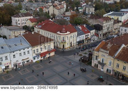 Drohobych, Ukraine - May 29, 2020: Panorama Of The Ancient City From A Height