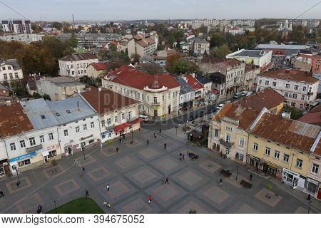 Drohobych, Ukraine - May 29, 2020: Panorama Of The Ancient City From A Height