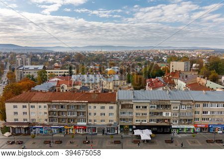 Drohobych, Ukraine - May 29, 2020: Panorama Of The Ancient City From A Height