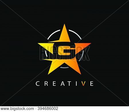 Letter G Fast Star, Technology And Digital Abstract Line G Network Space Logo.