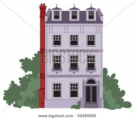 Casa vittoriana viola
