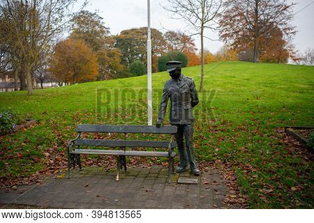 Dundalk, Ireland: November 11 2020: Ice House Hill Park Dundalk