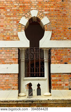Part Of The Old Brick Wall Of Colonial Style Building Of Panggung Bandaraya Dbkl Or Malay For Dbkl C