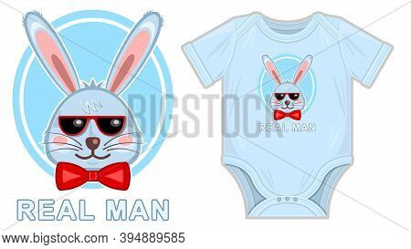 Bunny Real Man Clothes For Newborn Mockup