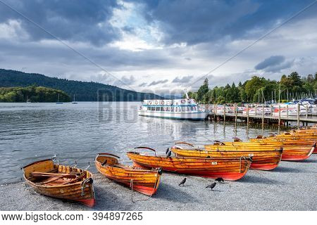 Lake Windermere on the beautiful Lake District in England