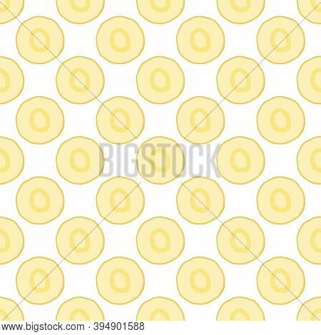Illustration On Theme Of Pattern Plant Parsnip, Vegetable Root For Seal. Vegetable Pattern Consistin