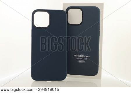 Frankfurt, Germany - November 13th 2020: A German Photographer Bought The New Iphone 12 Pro Max With
