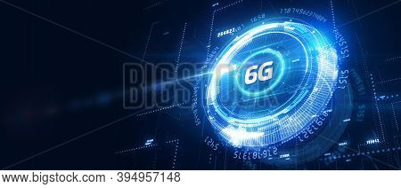 The Concept Of 6g Network, High-speed Mobile Internet, New Generation Networks. Business, Modern Tec