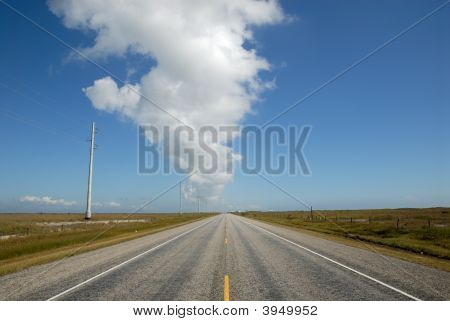 Country Highway In The Usa