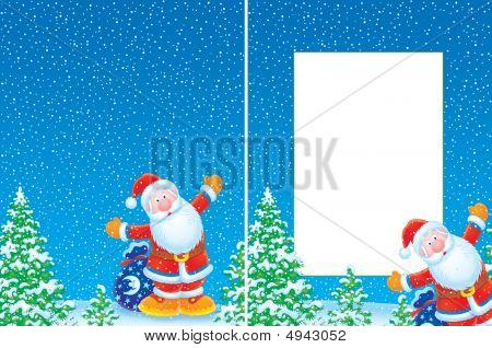 Weihnachten Rahmen und Hintergrund