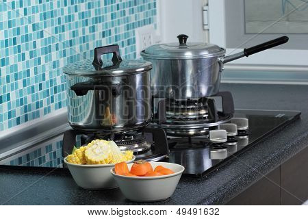 Carrot And Corn Vegeteble Material