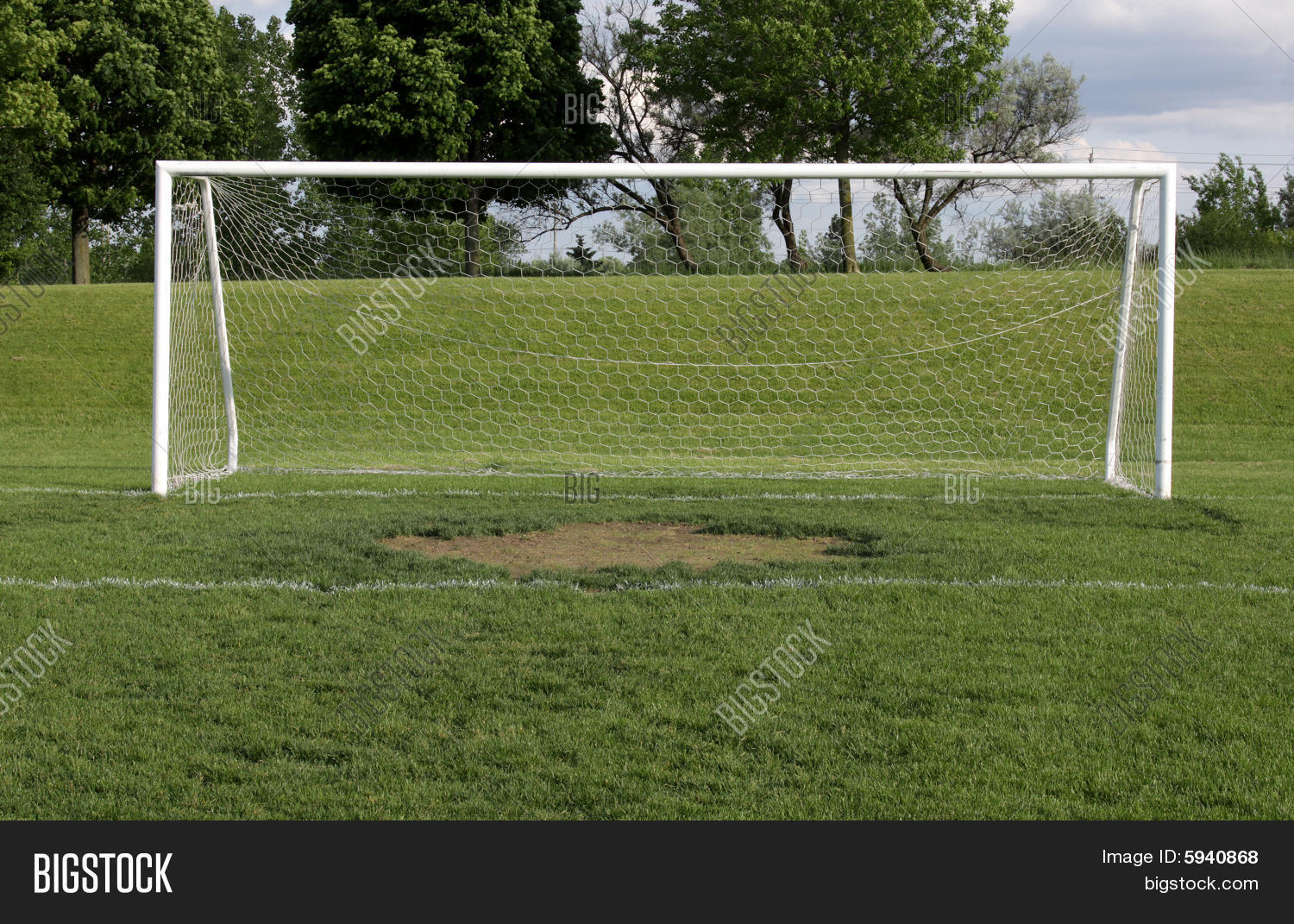 open goal net