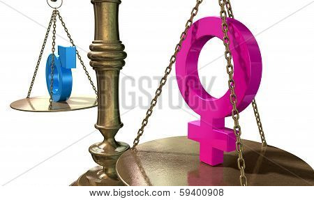 Gender Equality Balancing Scale