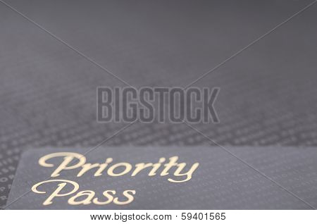 Priority Pass Card