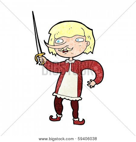 cartoon musketeer