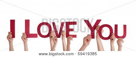 People Holding I Love You