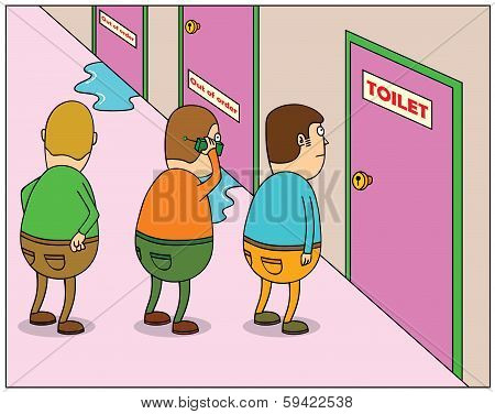 Toilet Queuing