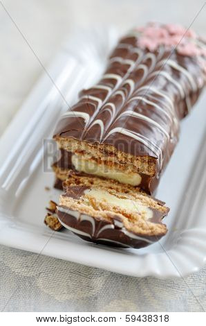 Small Chocolate Marzipan Cake