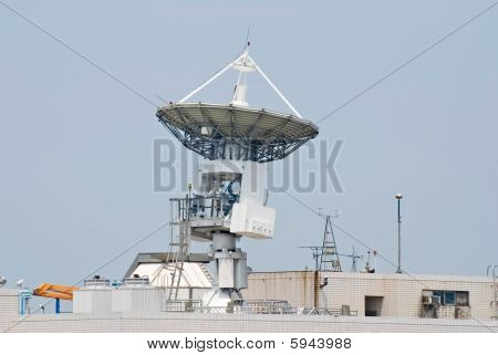 Antena przekazuje z satelity