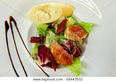 Dieat Salad With Meat