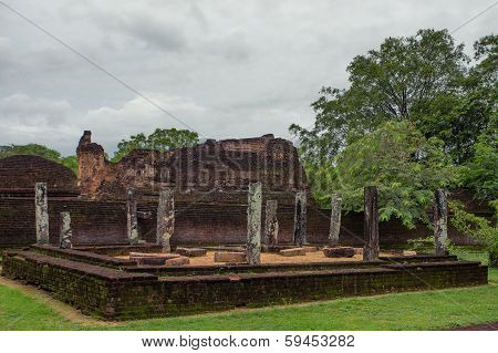 Ruins Of Polonnaruwa In Sri Lanka