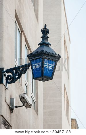 Metropolitan Police Lantern In London
