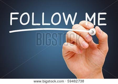 Follow Me White Marker