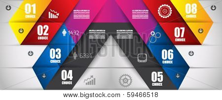 Modern Infographics template for data visualizations.
